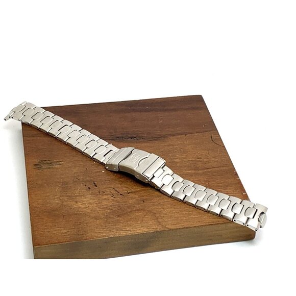 Omega Seamaster Men's Watch Replacement Bracelet Silver Steel Band 8mm/19mm Lug - Picture 4 of 12